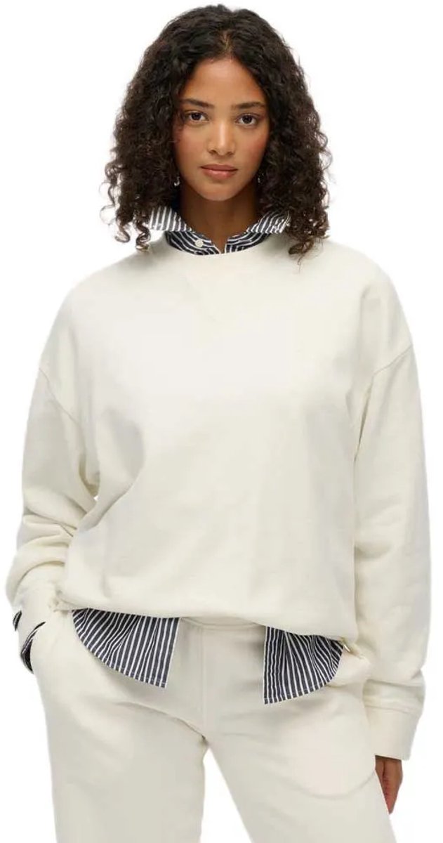 Superdry Studios Sweatshirt XS Vrouw Creme