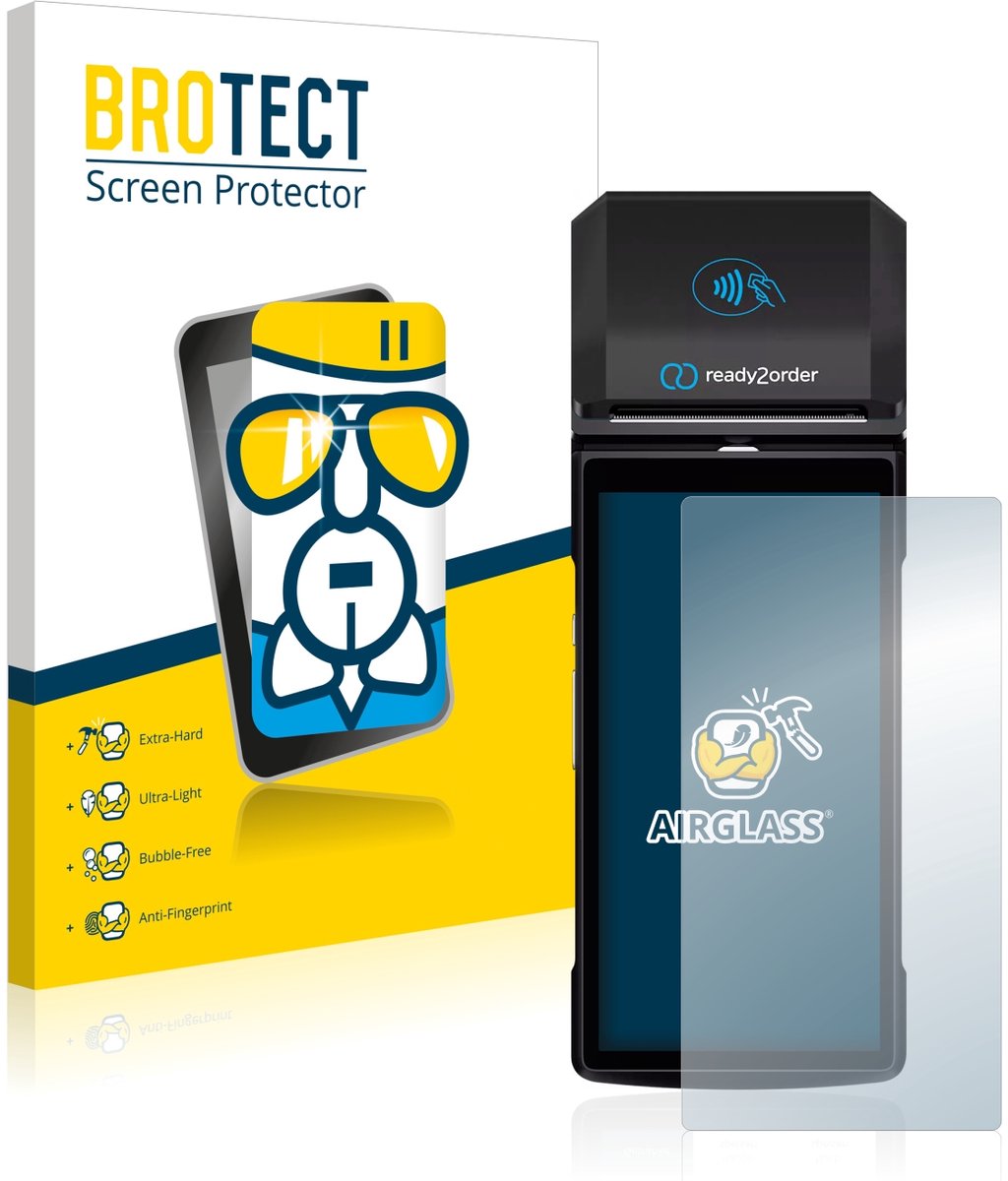 Screenprotector voor Ready2order ReadyGo Beschermglas transparant