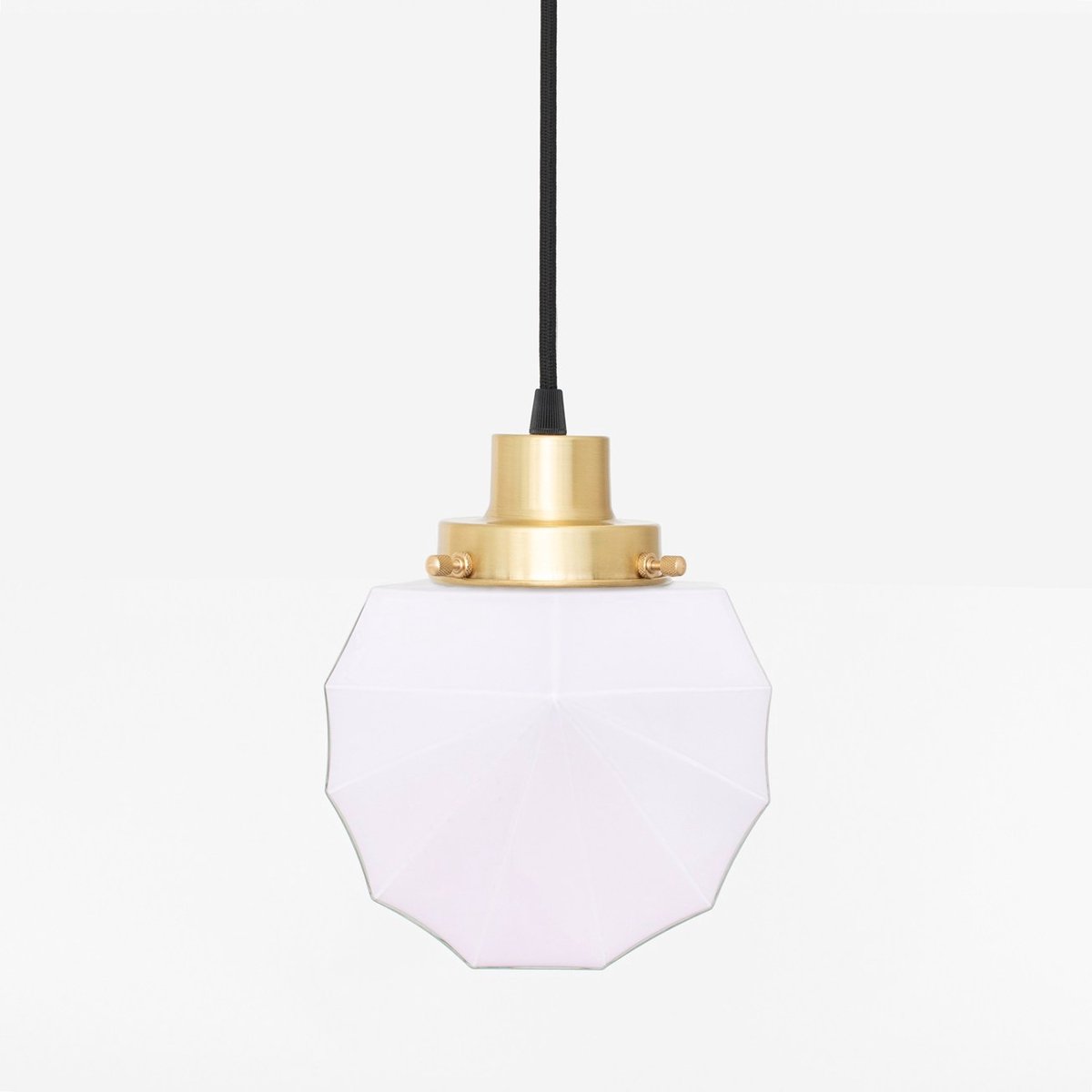 Hanglamp aan snoer Johanna Blush 20's Messing - Art Deco Trade
