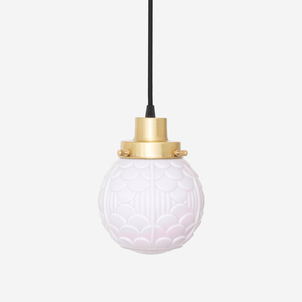 Hanglamp aan snoer Arcade Blush 20's Messing - Art Deco Trade