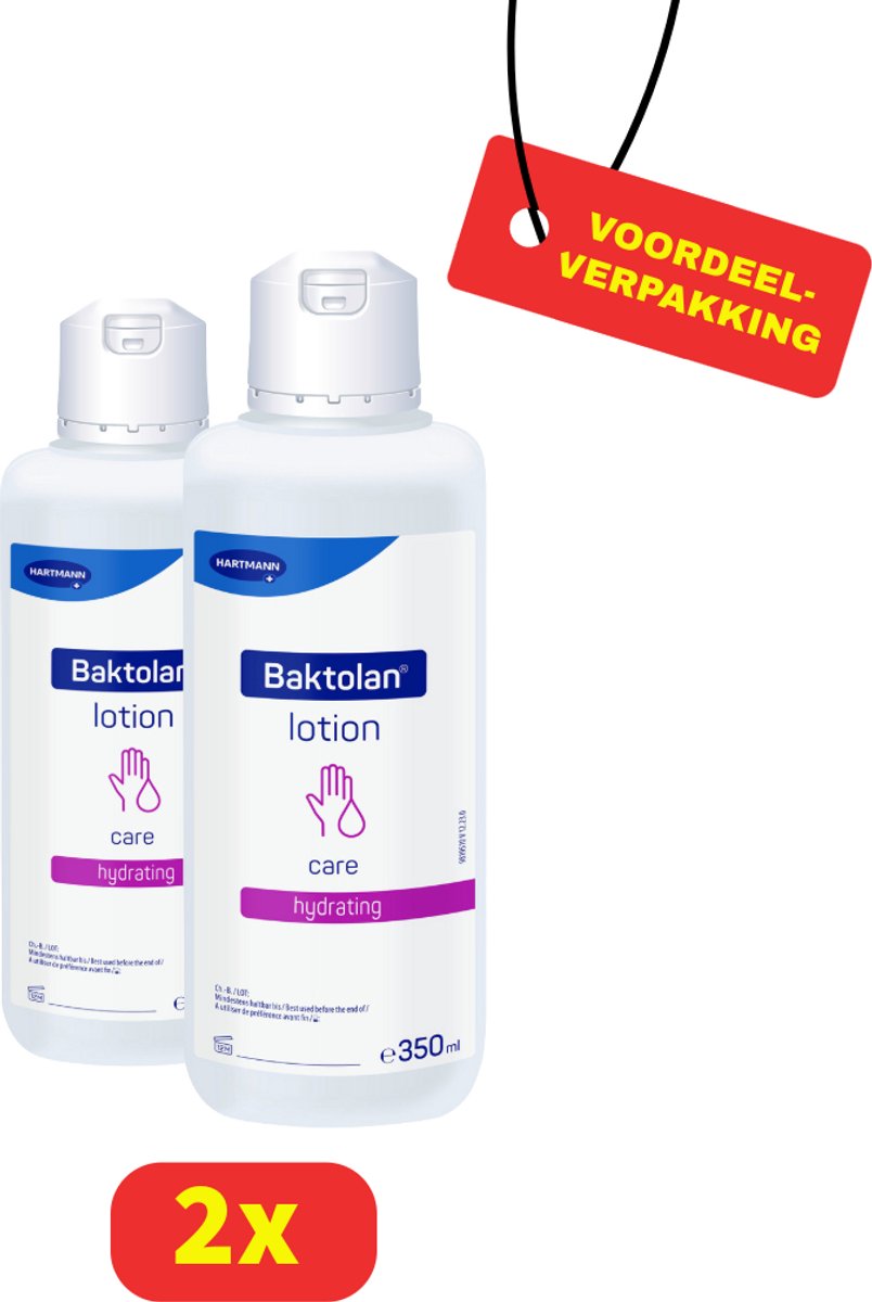 2 x Baktolan Lotion Pure 350ml - Voordeelverpakking