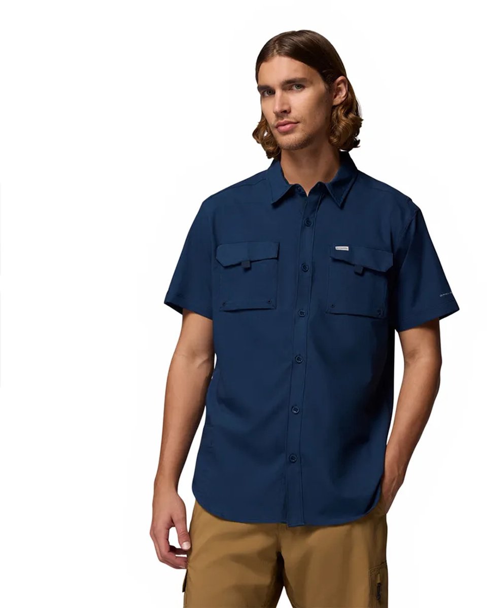 Columbia Silver Ridge™ Utility Ii T-shirt Met Korte Mouwen Blauw L Man