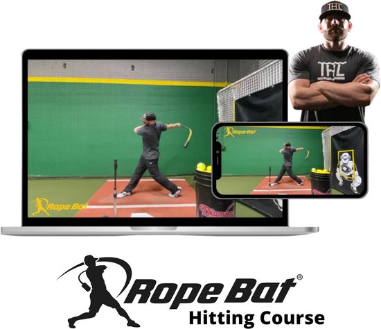 Slagtrainer Honkbal - Softbal Swing Hulp - Training Verbeteren - Dwingt Correcte Mechanica - 38 x 18 cm - Geel van Merkloos — afbeelding 5
