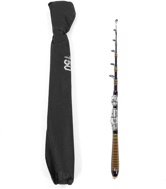 Vishengel Telescopisch - Stevige Hengel - Outdoor Vissen - Wrijvingsbestendig Koolstof - 150cm Lengte — afbeelding 5