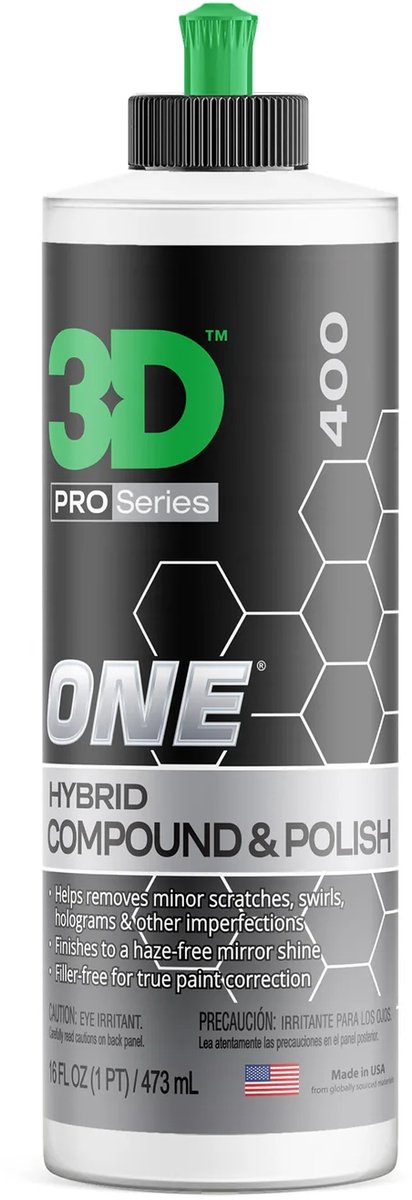 3D - One - One Step Polish - 250 ml.