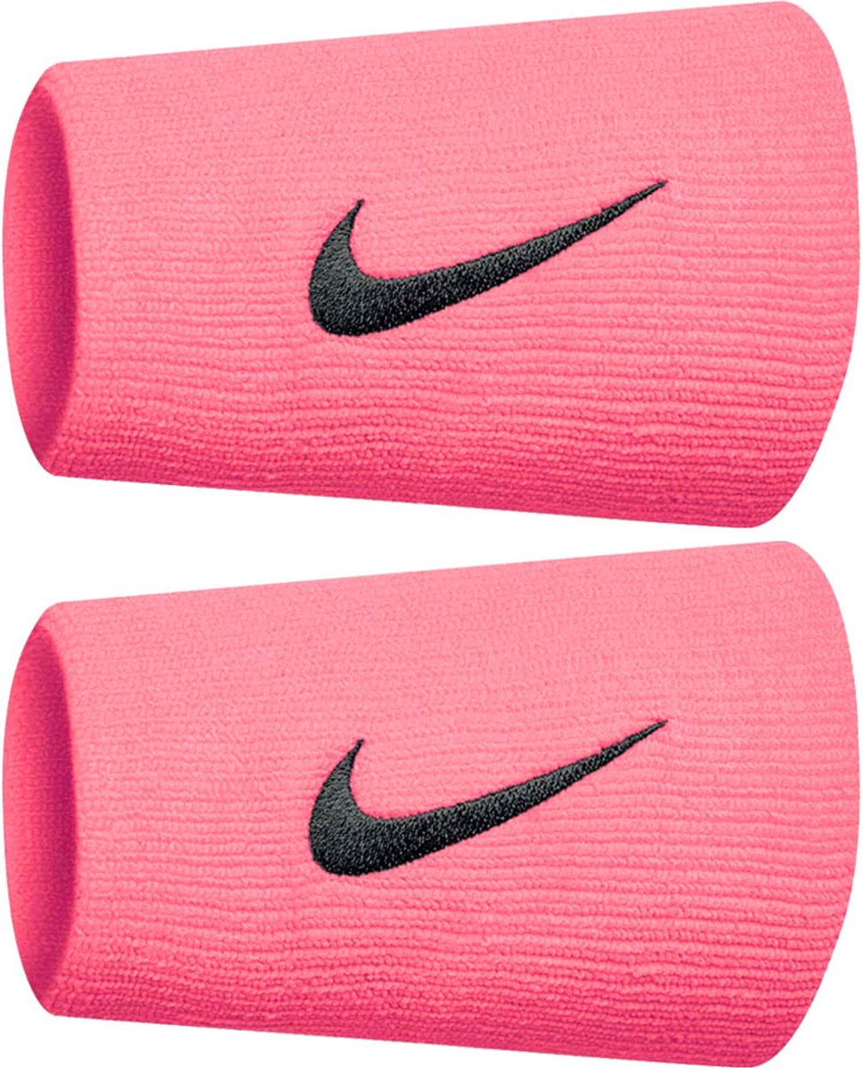 Nike Polsband Swoosh Doublewide Wristband – OneSize Roze