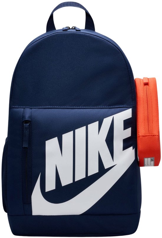 Nike Rugzak Elemental Donkerblauw + piornik Oranje