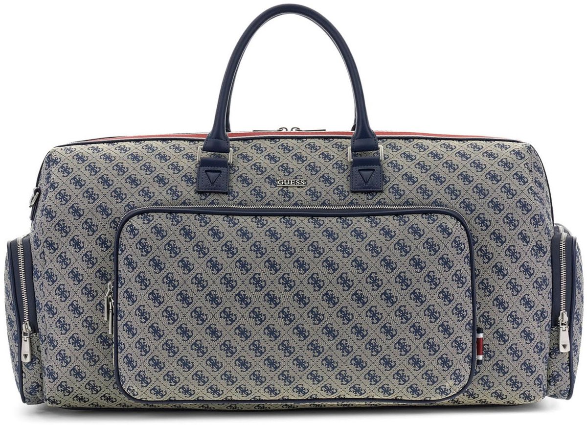 GUESS reistas Boston Weekender Sand Blue veelkleurig