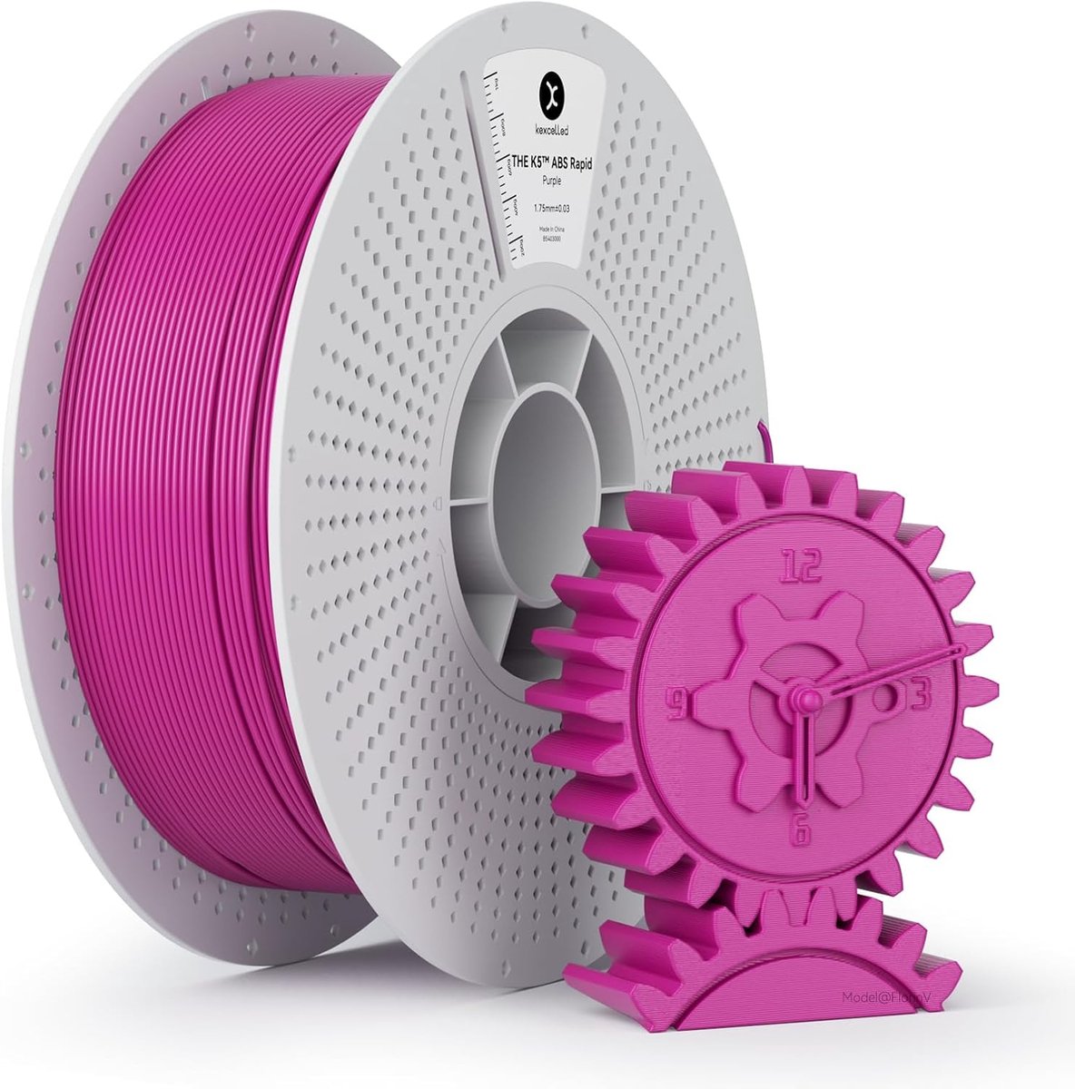 3D Printer Filament - ABS Materiaal - Snelle Prints - Hoge Temperatuur Bestendig - 175 mm Diameter - Paars