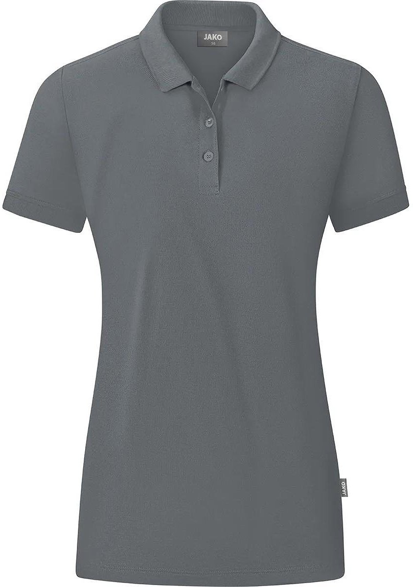 Jako Organic Polo Dames - Steengrijs | Maat: 38