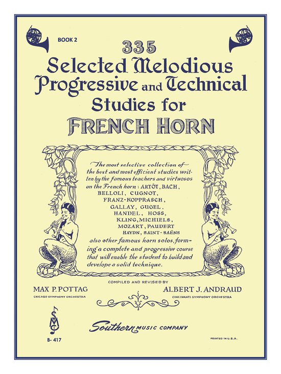 335 Selected Melodious Progressive & Technical Studies - cover