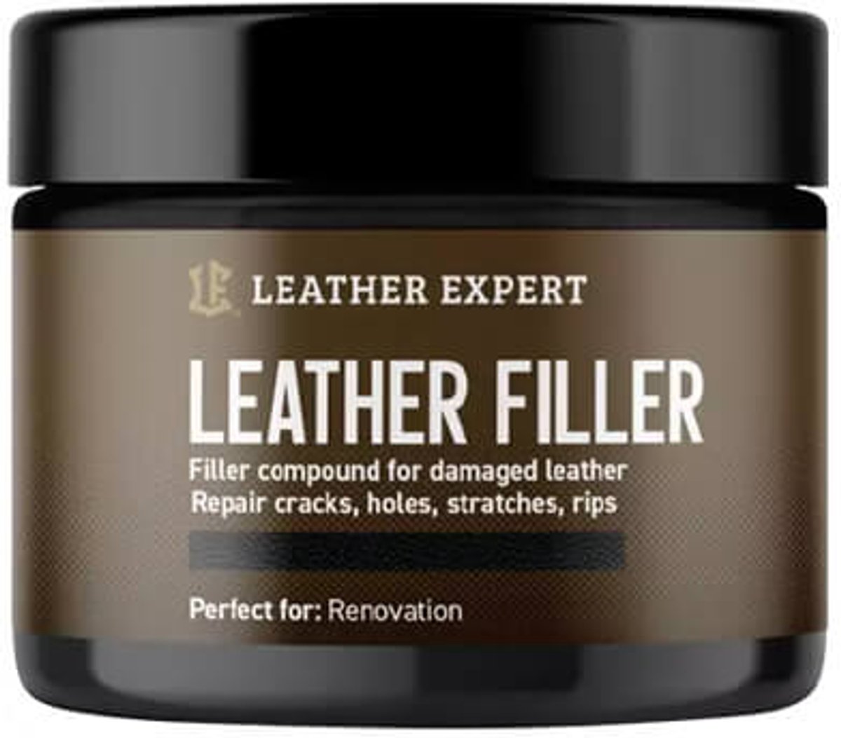 LEATHER EXPERT LEATHER FILLER LEDER PLAMUUR ZWART 25ML
