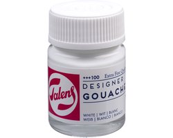 Plakkaatverf Extra Fijn wit potje 16ml