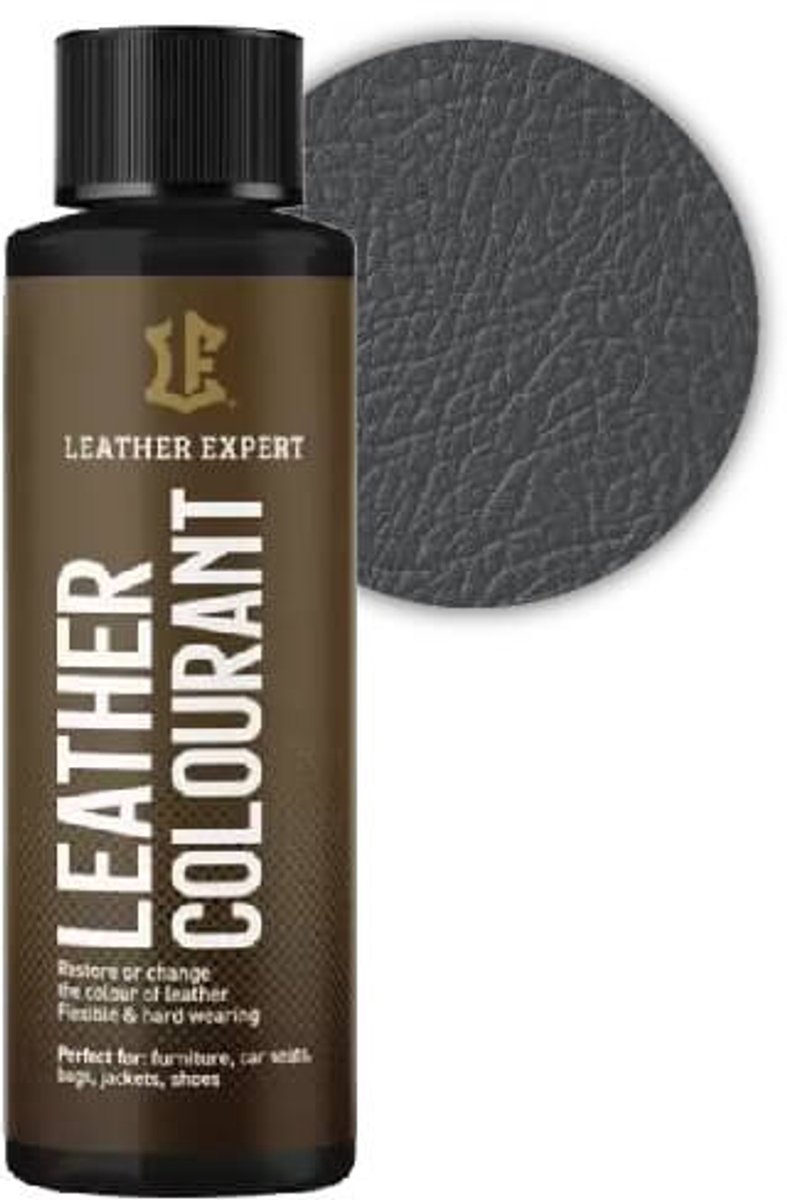 LEATHER EXPERT LEATHER COLOURANT 401 DONKER GRIJS LEDER VERF 50ML