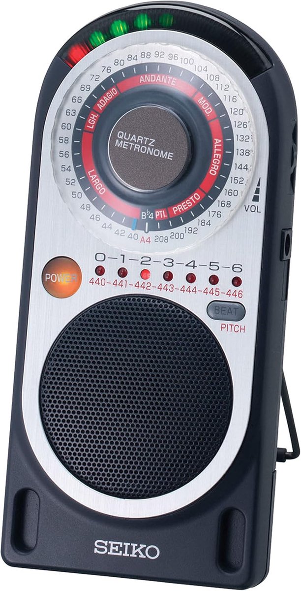 Kwarts Metronoom - Ritmische Trainer - Muziek Oefenen - 9 LED Tempo Weergave - 16 x 8 x 4 cm