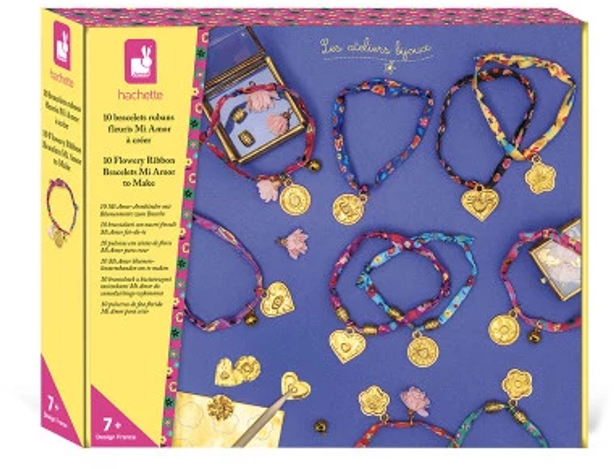 Janod - Atelier - Bijoux armbandjes maken - Bloemen