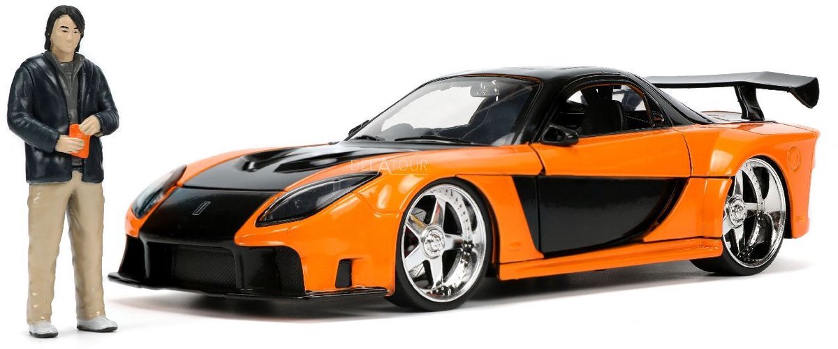 Han´s Mazda RX-7 Fast & Furious with Figurine Jada