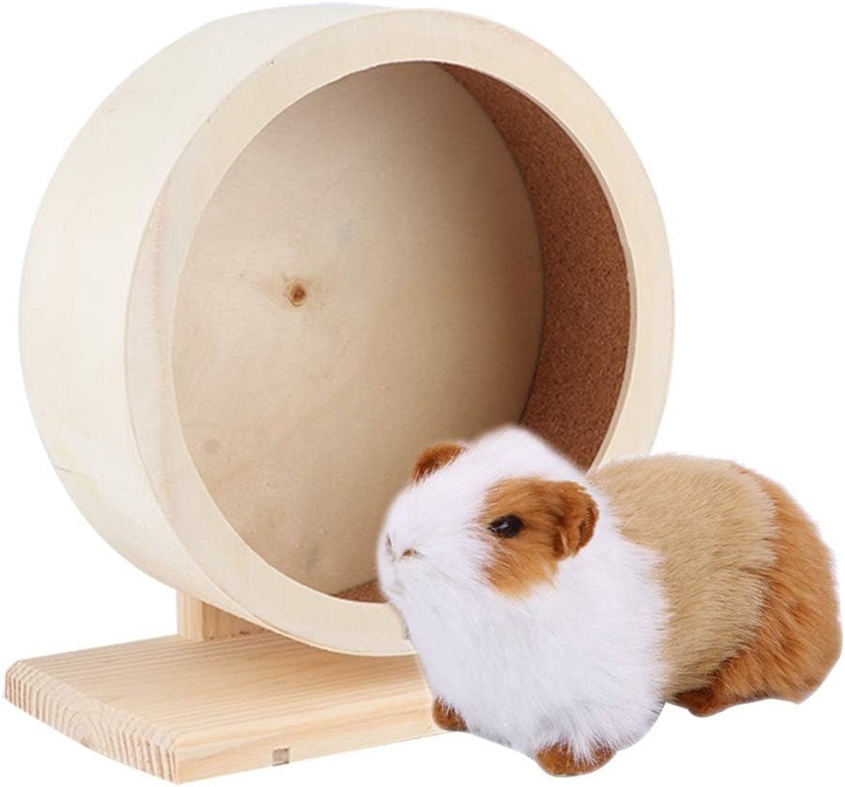 Hamster Huis - Kleine Dieren Nest - Speel Oefening - Natuurlijk Hout - Maat S - Houtkleur