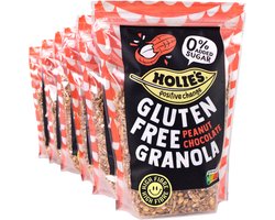 Holie's Glutenvrije Granola Peanut Chocolate 330gr - ontbijtgranen - suikervrij - gezond - vegan