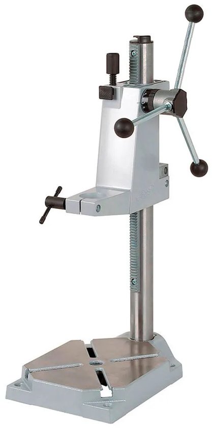 Boorstandaard, 90° draaibare boorstandaard, standaard voor boormachine, tafelboormachine, verstelbaar, stabiel, geschikt voor vele modellen