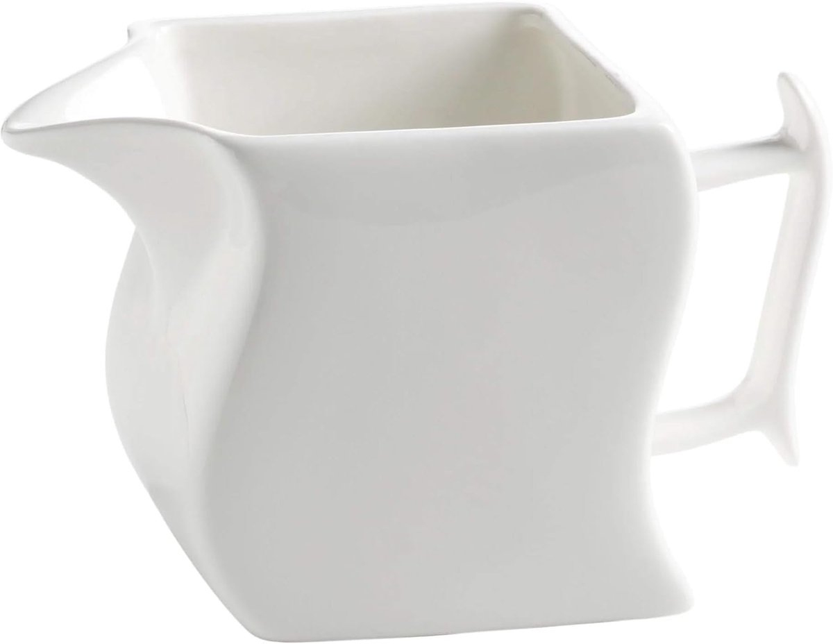 Roomkannetje - Melkkan - Koffie Serveren - Magnetronbestendig - 300 ML - Wit