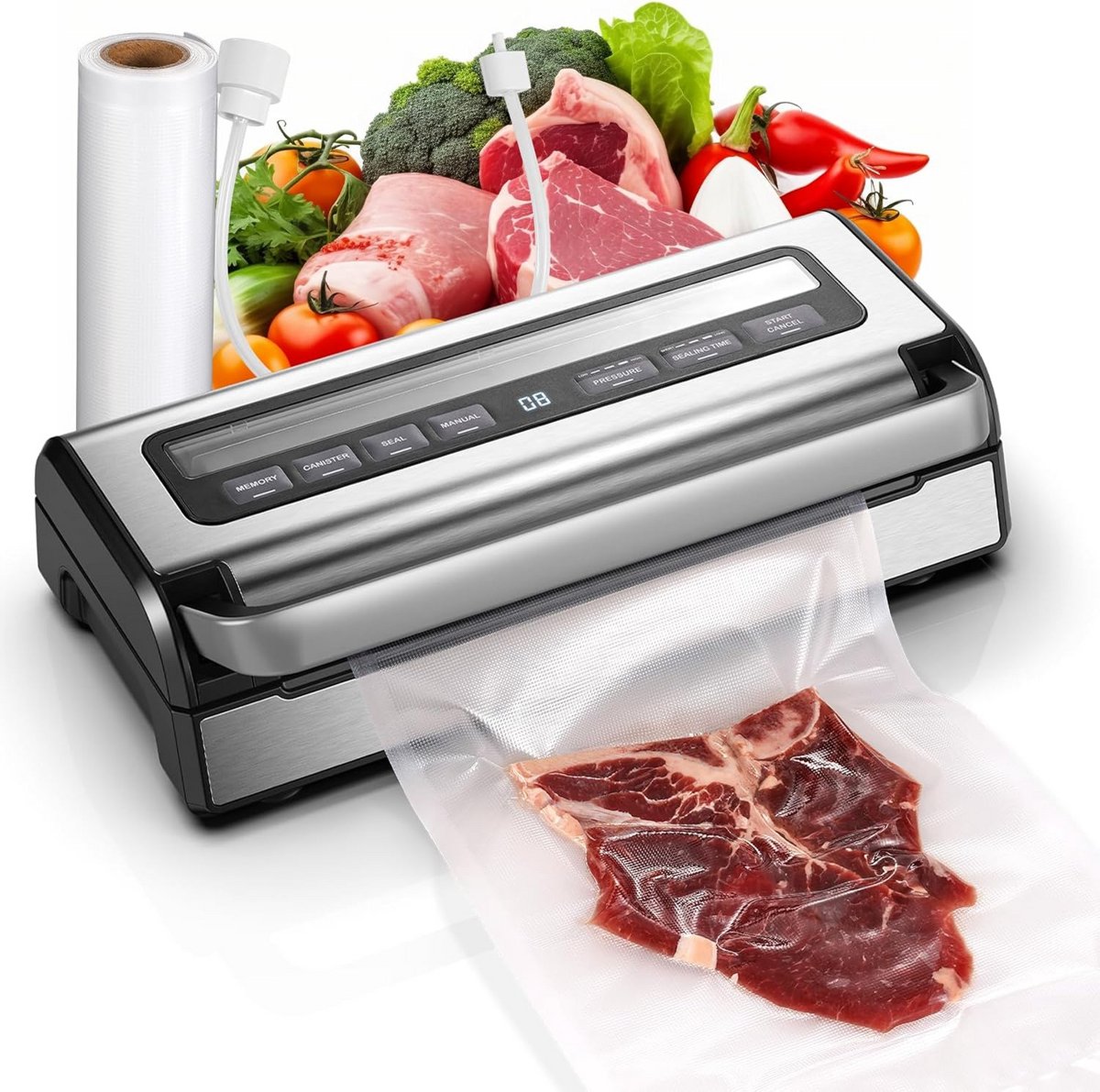 Vacuümsealer – Vacuümmachine – Vacuümverpakker - keuken accessoire set
