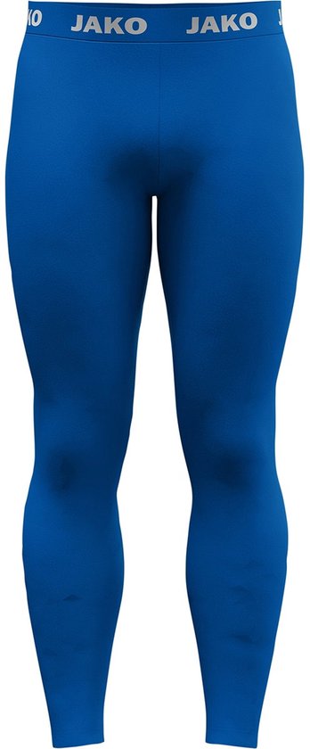 Collant long bleu pour homme, face avant.