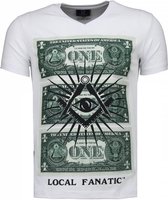 One Dollar Eye - T-shirt - Wit