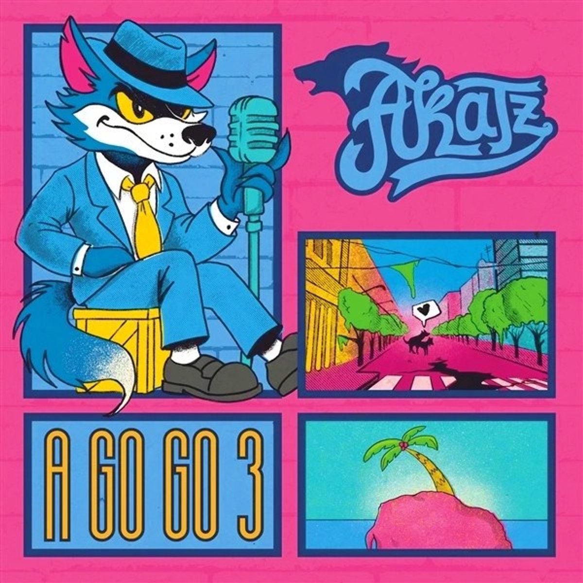Akatz - A Go Go, 3 (10" LP) (Coloured Vinyl)