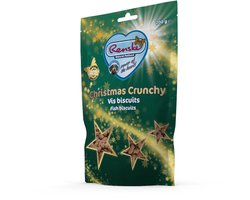 6x Renske Hondensnack Gezonde Beloning Hond Kerst Crunchy Zalm & Witvis & Forel 200 gr
