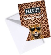 Basic typografische verjaardagsuitnodiging 30 jaar
