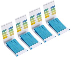Pack of 4 PH Test Strips 3.8-5.4 - 80 Indicator Paper - Litmus Tester voor Water - Voedsel - Bodem - Alkalische Zuurtests