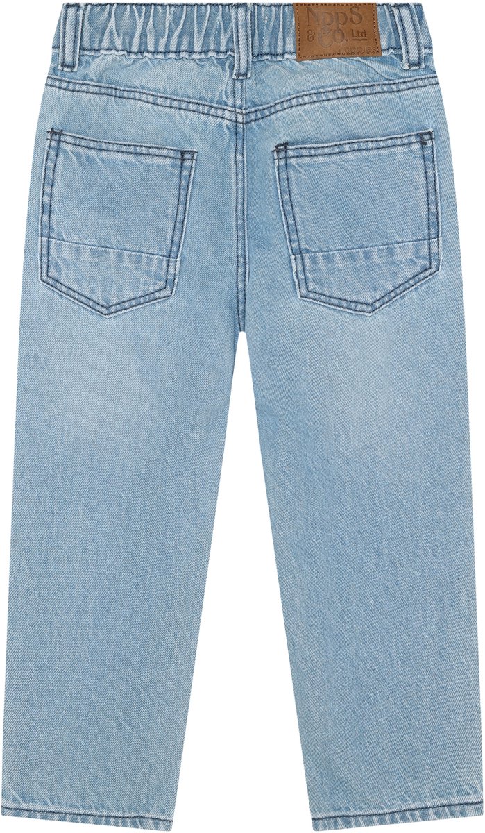 Noppies Jeans relaxed fit - Washed Blue - Maat 122