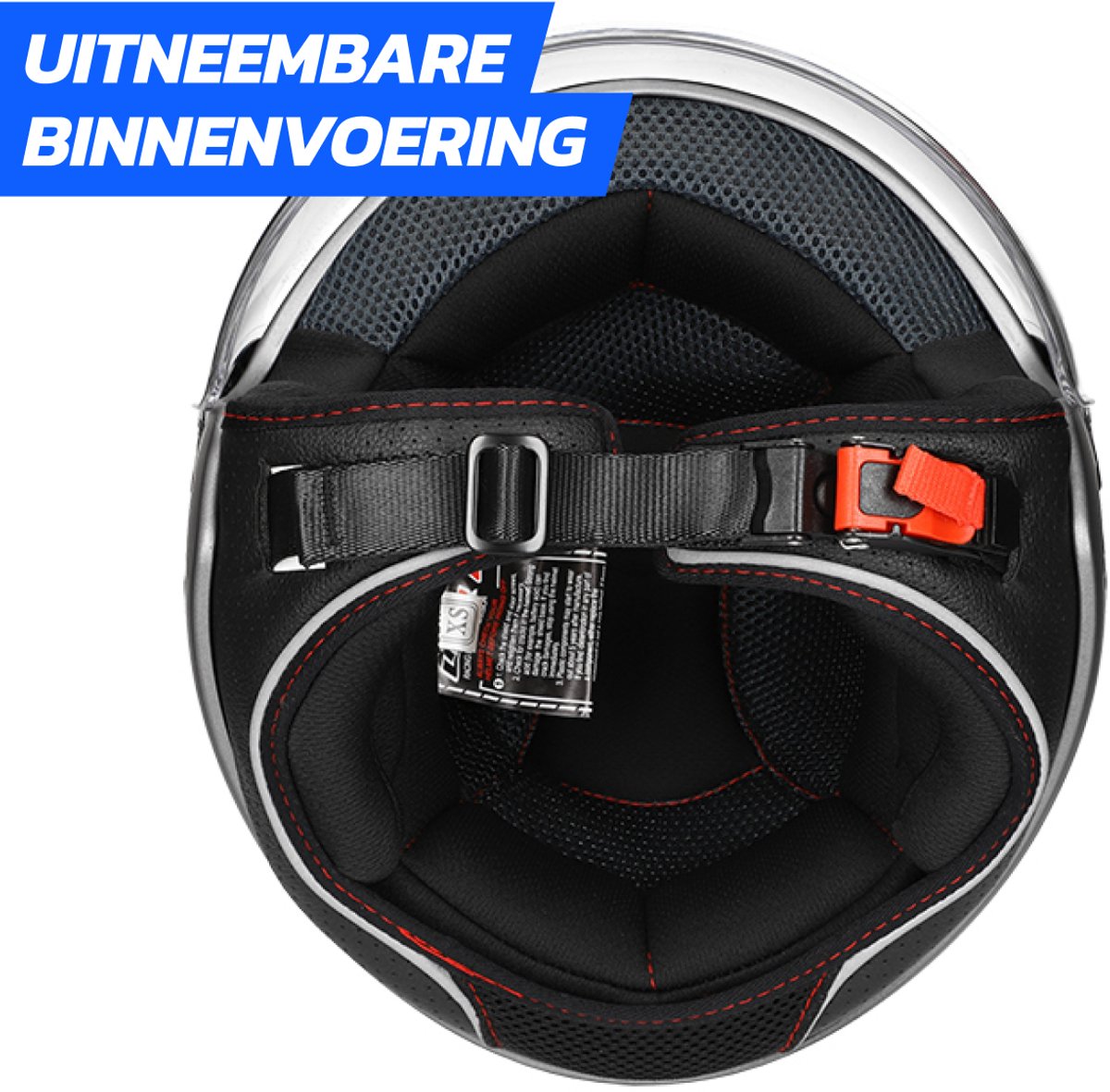 LS2 Jethelm Airflow mat titanium maat XS – foto 6