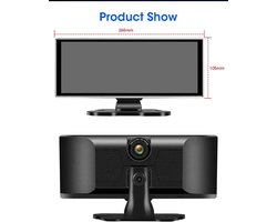 De Warenloods - Dashcam voor Auto - Achteruitkijkspiegel - Carplay Android - Navigatie - Dual Lens Recorder - 4K - WIFI BLUETOOTH AUX GPS FM - 128GB Opslag