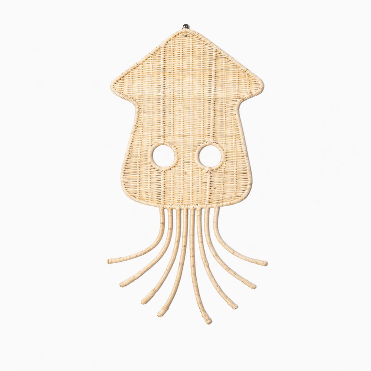 Rotan - Wanddecoratie - Inktvis - Decoratie - Babykamer - Kinderkamer - Kado