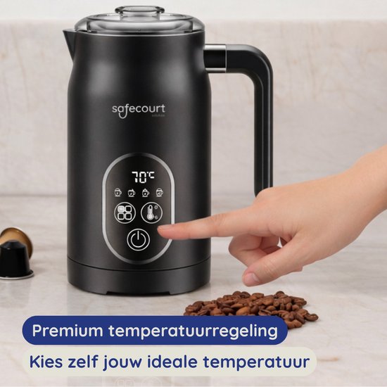 Wat zijn de voordelen van een glazen melkopschuimer? - Safecourt Kitchen