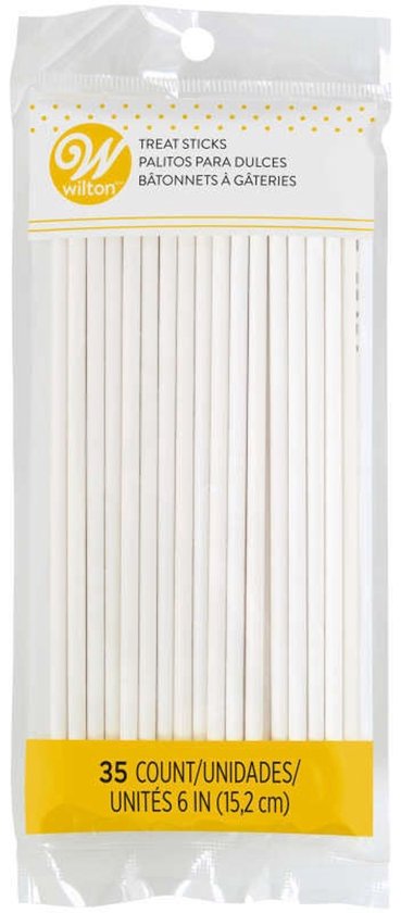 Wilton Lollystokjes - 35 Stuks - 15 cm - Cakepop Stokjes