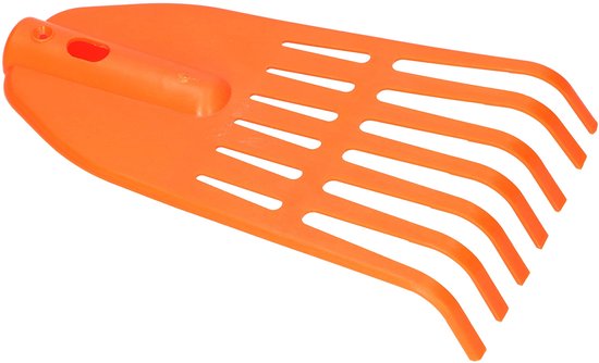 KOTARBAU Bladhark, kunststof, 7 tanden, zonder steel, oranje van KOTARBAU — afbeelding 5