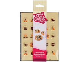 FunCakes Chocolade Decoraties - Halloween - Figuren - Set/25