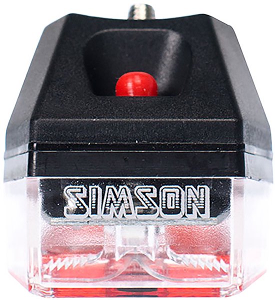 Simson Spatbord achterlicht - Compact design - 1 LED - 220° zichtbaarheid - Batterijvoeding — afbeelding 5