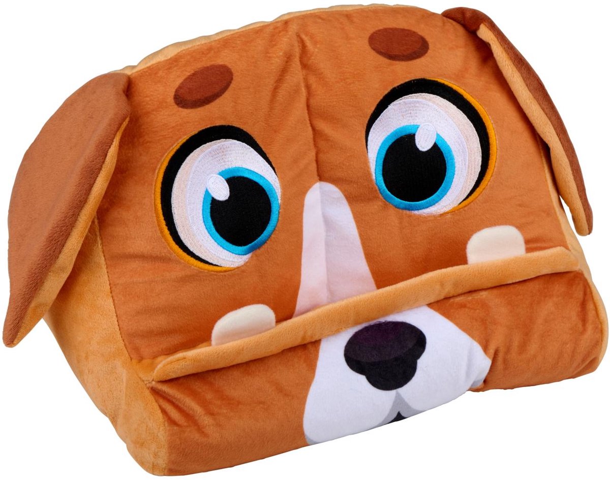 Eddy Toys Animal Tablet Standaard Hond - Tablet Houder in Dierenvorm - Lichtgewicht Tablet Stand met Opbergvak Achterzijde - Multifunctionele Tabletsteun