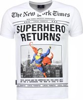 SuperHero Returns - T-shirt - Wit