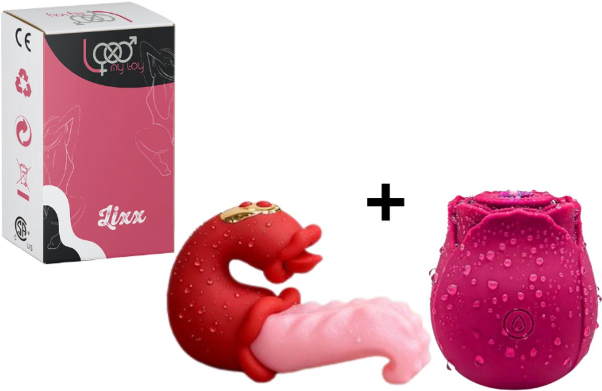 Eroticamor Roos Vibrator 10 standen waterproof clitoris zuigend rosé vibrator speeltjes voor vrouwen Adorime Sucking Vibrator Clitoral Suction Clot Clitoris Clit Sucker Nipple Stimulator Sex Toys Red Rose Vibrator for Women Sex