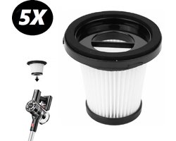 Hepa Filter Geschikt voor Tocmoc T200/T185 Moosoo - Zedar S600 5 stuks Originele Stofzuiger Accessoires Vervanging Filter Handheld Draadloze Stofzuiger