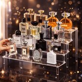 Présentoir En Bois, Organisateur Pour Parfums, Maquillage, Bougies, Objets De Collection