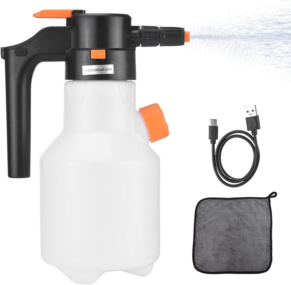 Schuimspuit voor auto's en thuis, draagbaar 2 liter, lichtgewicht met veelzijdig gebruik.