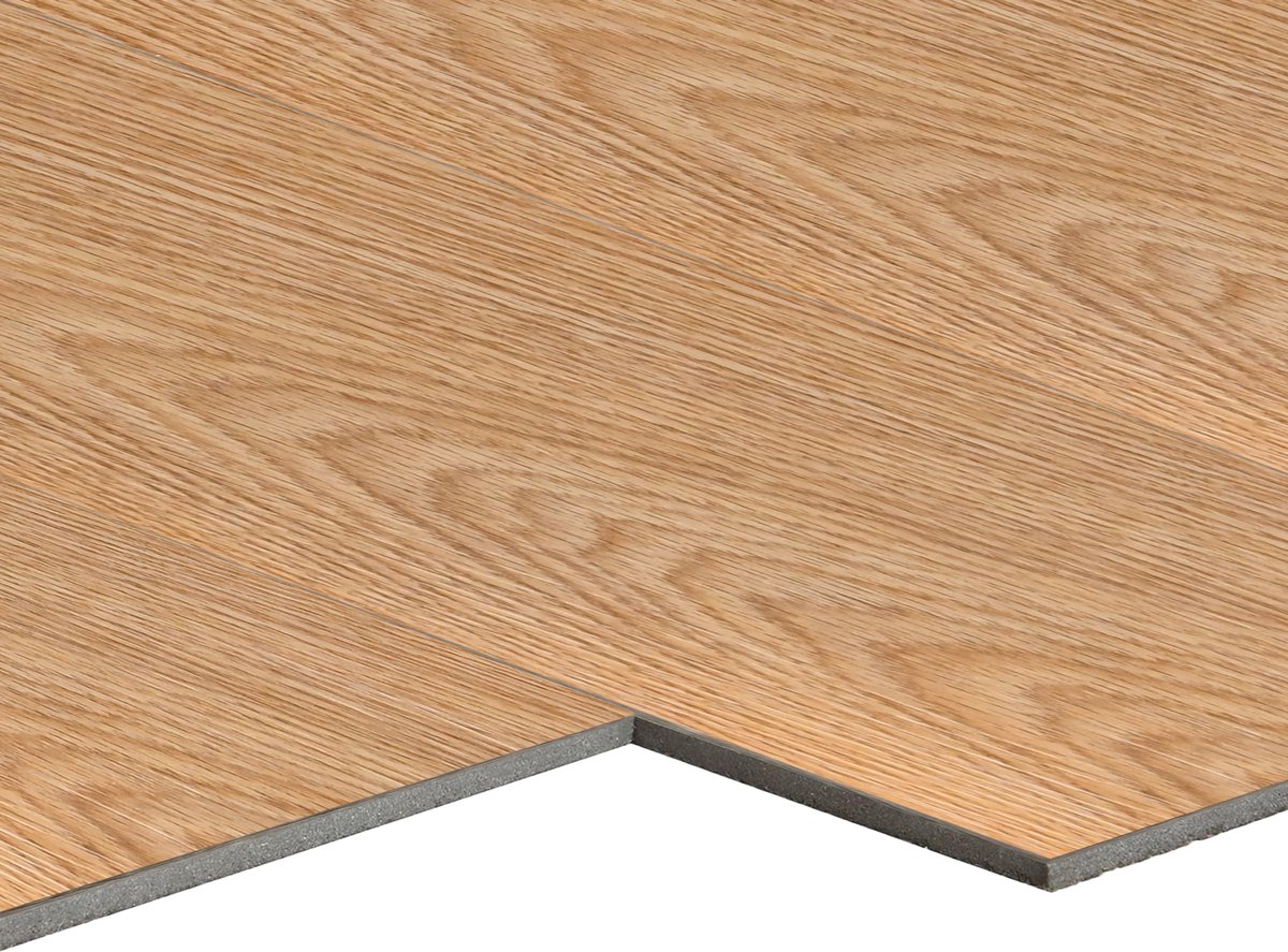 Aufun PVC-vloerbedekking set 2,51m² PVC vloeren, 18 Stuks Vinyl vloeren Ritsel voor Keuken, Woonkamer en Balkon, eik Kleur
