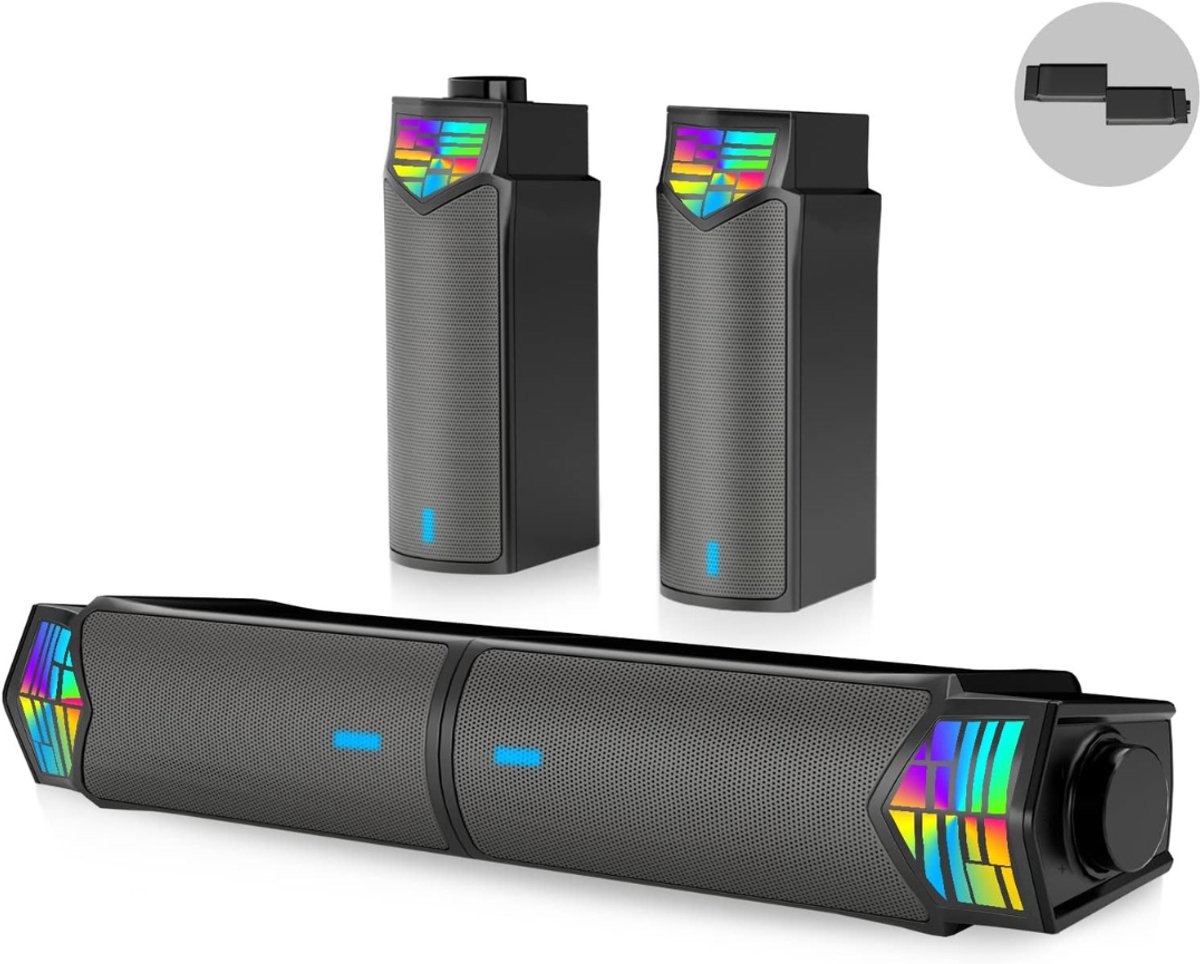 Soundbar 10W Plug & Play Speaker voor PC - Soundbar - €69,95