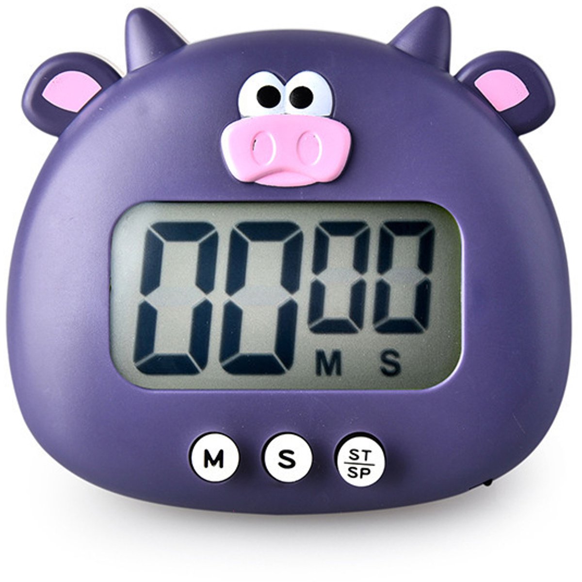 Digitale Keukentimer met Lcd-scherm en Magnetische Achterzijde voor Kinderen en Koken